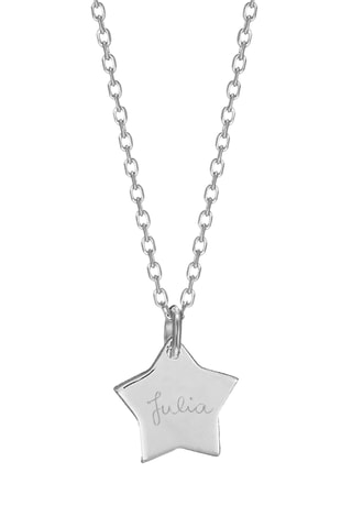 Collier personnalisable Etoile - Argent ou plaqué or jaune ou plaqué or rose