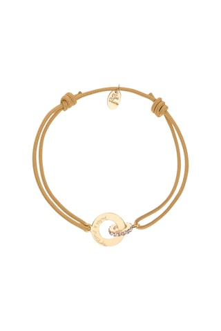 Bracelet personnalisable Mini Anneaux Entrelacées - Argent ou doré à l'or ou doré à l'or rose