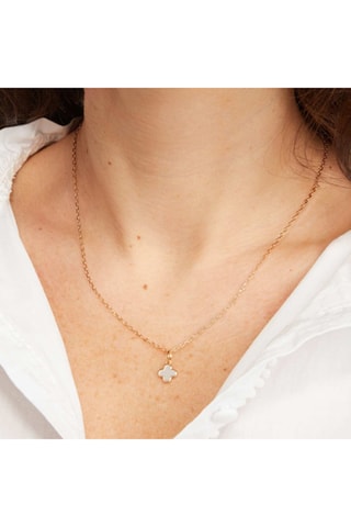 Collier personnalisable Mini Croix - Argent ou doré à l'or