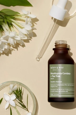 Sérum pour le visage houttuynia cordata + tea tree - Peaux à problèmes - 30 ml