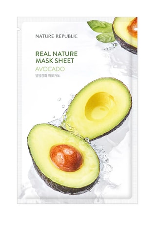 Masque tissu avocat real nature - 23 ml