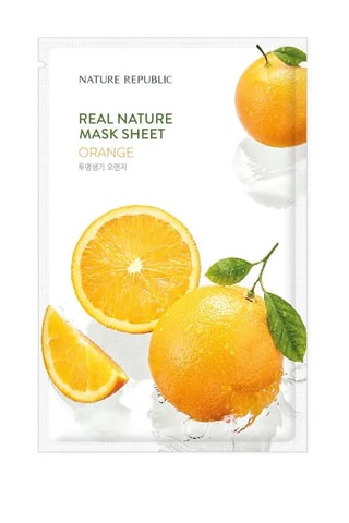 Masque en tissu orange real nature - 23 ml