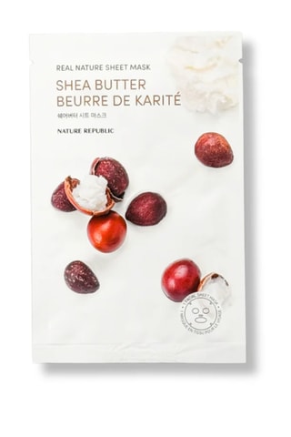 Masque en tissu real nature au beurre de karité - 23 ml