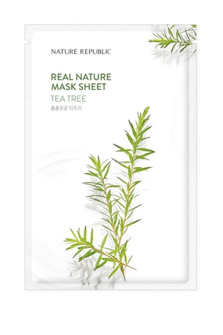 Masque en tissu tea tree real nature - 23 ml