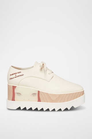 Platform Derby’s met Hak - Greige