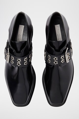 Platform Derby’s met Hak - Zwart