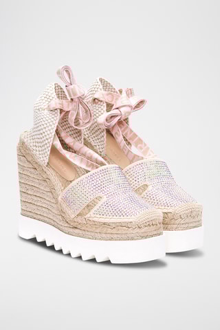 Hoge Sandalen - Beige