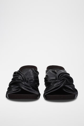 Muiltjes met Hak - Zwart