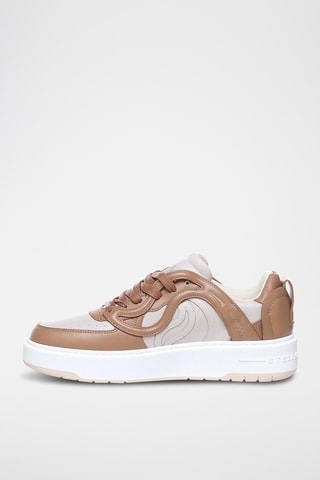 Sneakers - Bruin en Wit