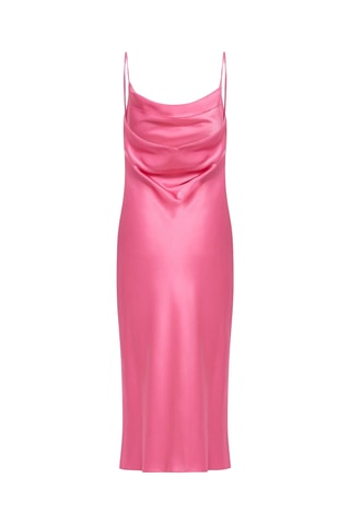 Mouwloze midi-jurk - Roze