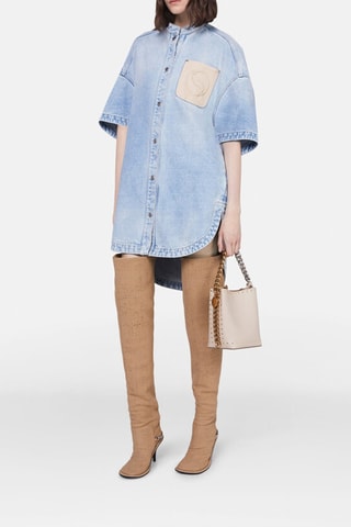 Blouse-jurk - Hemelsblauw