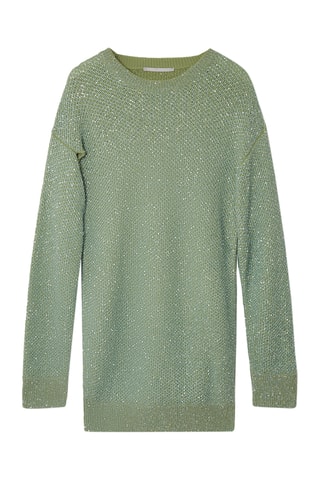 Trui-jurk - Zachtgroen