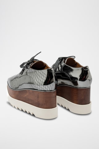 Platform Derby's - Zilverkleurig