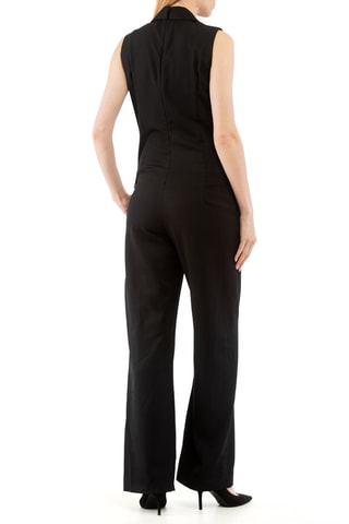 Mouwloze Wollen Jumpsuit - Zwart