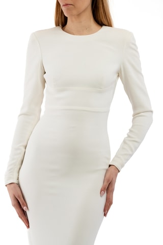 Nauwaansluitende Jurk - Wit