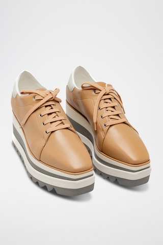 Platform Sneakers - Beige