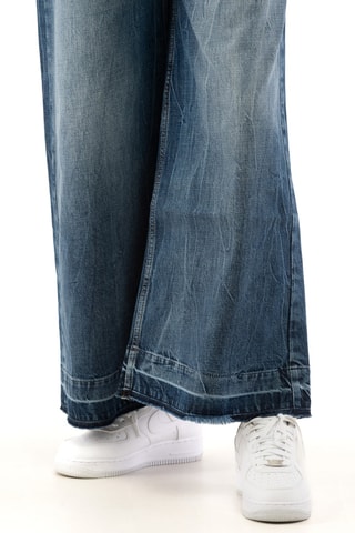 Jeans wide legs - Blauw