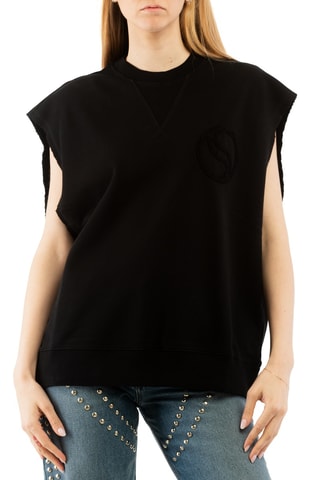 Mouwloze Sweater - Zwart