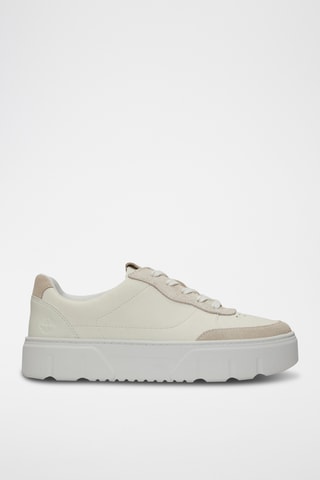 Leren Platform Sneakers - Wit