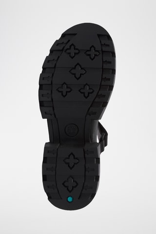 Leren Sandalen met Hak - Zwart