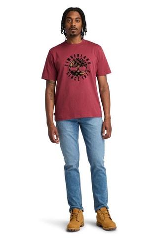 T-shirt - Bordeauxrood