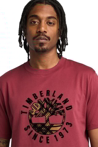 T-shirt - Bordeauxrood