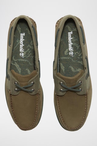 Leren Bootschoenen - Kaki