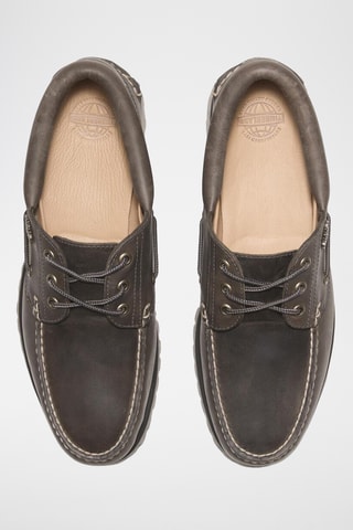 Leren Bootschoenen - Grijs