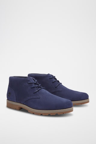 Nubuck Boots - Indigoblauw
