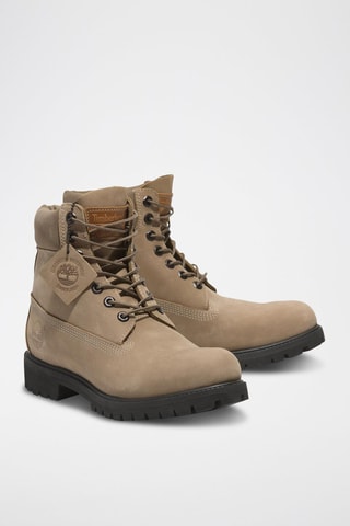 Nubuck Boots - Beige