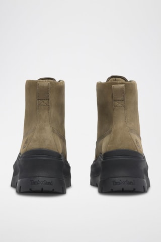 Nubuck Enkellaarzen - Olijfgroen