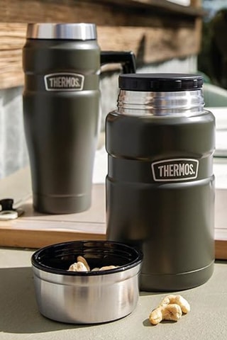 Porta-alimentos isotérmico Thermos em aço inoxidável King - 0,71 l