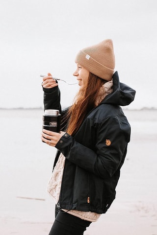 Recipiente isotérmico para alimentos e colher em aço inoxidável King - 47 cl