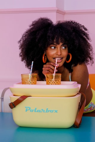 Glacière Pop - Jaune et rose - 12 l