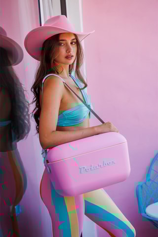 Glacière Pop - Rose et bleu - 12 l