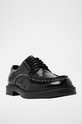 Derbys vernis en cuir Frederiko - Noir
