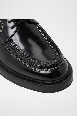 Derbys vernis en cuir Frederiko - Noir