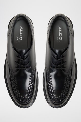Derbys vernis en cuir Rocco - Noir