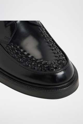 Derbys vernis en cuir Rocco - Noir