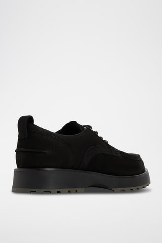 Derbys plateformes en cuir Bastian - Noir
