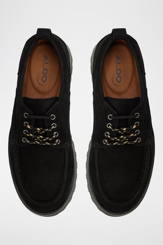 Derbys plateformes en cuir Bastian - Noir