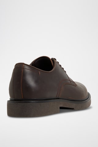 Derbys en cuir Geoff - Marron