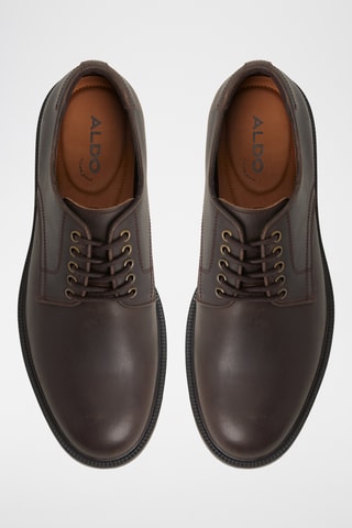 Derbys en cuir Geoff - Marron
