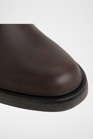Derbys en cuir Geoff - Marron