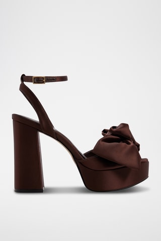 Sandales à talons plateformes Luscious - Marron