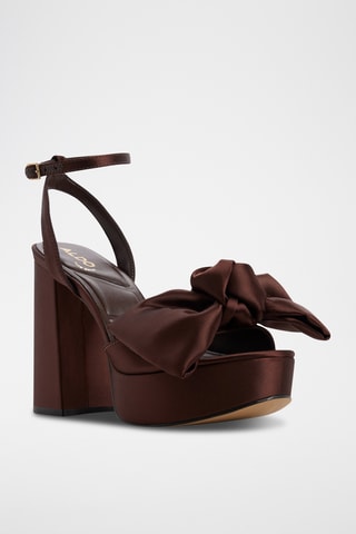 Sandales à talons plateformes Luscious - Marron