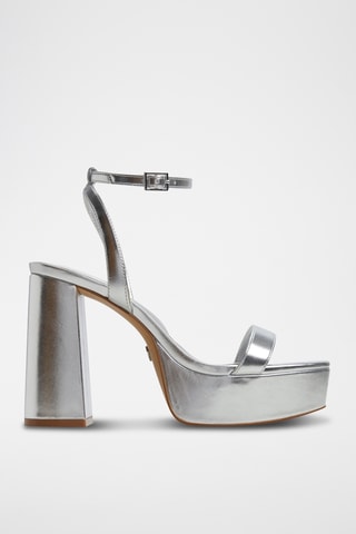 Sandales à talons plateformes Valalannon - Argenté