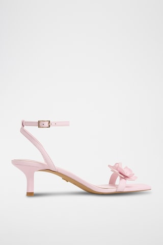 Sandales à talons en cuir Daisyrose - Rose