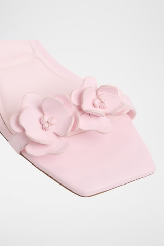 Sandales à talons en cuir Daisyrose - Rose