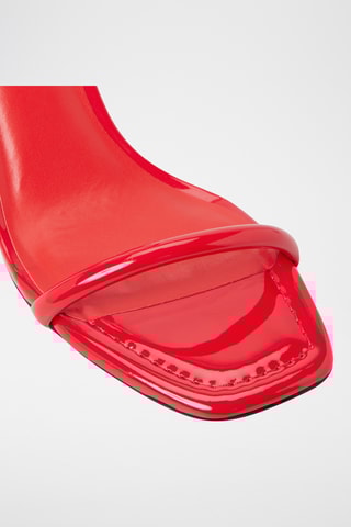 Sandales à talons vernies Demmi - Rouge
